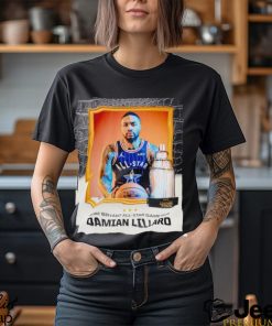 Kobe Bryant All Star Game MVP Damian Lillard poster shirt