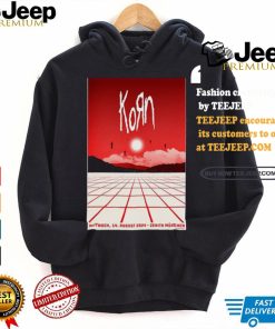 Korn Aug 14 2024 Zenith in Munich Germany Poster shirt