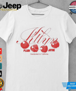 Ktlyn White Plain Jayne Cherry Shirt