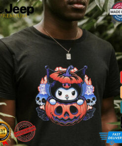 Kuromi in a jack o lantern cute little pumpkin Halloween shirt