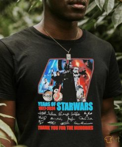 Star Wars Years Of 1977 2024 Thank You For The Memories T Shirt