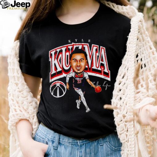 Kyle Kuzma Washington Wizards cartoon baseball shirt