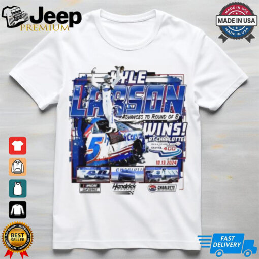 Kyle Larson 2024 Bank of America Roval 400 Race Win tee