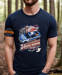 Kyle Larson #5 HendrickCars.com Patriotic Car T shirt