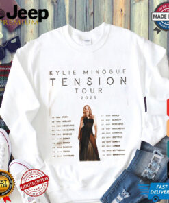 Kylie Minogue Tension Tour 2025 Hoodie T Shirt