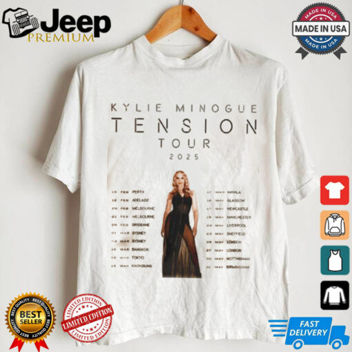 Kylie Minogue Tension Tour 2025 Hoodie T Shirt