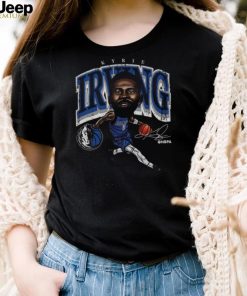 Kyrie Irving Dallas Mavericks Cartoon WHT Shirt