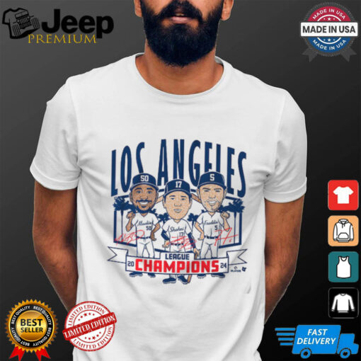 LA Baseball ’24 League Champions Caricatures Shirt