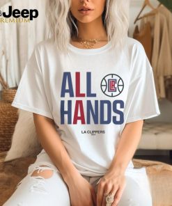 LA Clippers Unisex 2024 All Hands NBA Playoffs Mantra T Shirt
