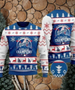 LA Dodgers National League Champions Ugly Xmas Sweater