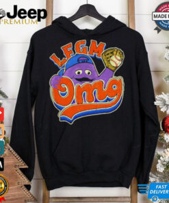 LFGM OMG Grimace New York Mets retro shirt