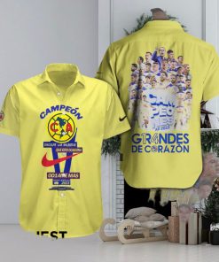 LIGA MX Club America Campeon 2023 Grandes De Corazon Hawaiian Shirt