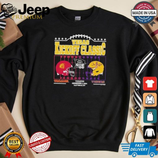 LSU Field Helmet Vegas Kickoff Classic T shirt