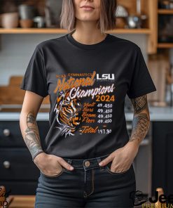 LSU Tigers 2024 Women’s Gymnastics National Champions Scores Shirt