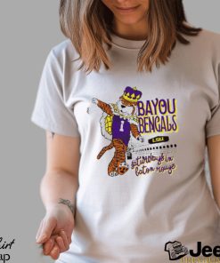 LSU Tigers Bayou Bengals saturday in baton rouge mascot shirt