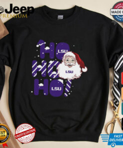 LSU Tigers Ho Ho Ho Santa Claus Christmas shirt