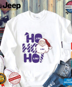 LSU Tigers Ho Ho Ho Santa Claus Christmas shirt