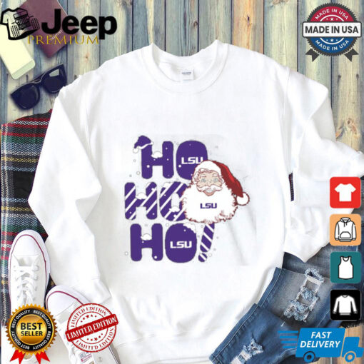 LSU Tigers Ho Ho Ho Santa Claus Christmas shirt