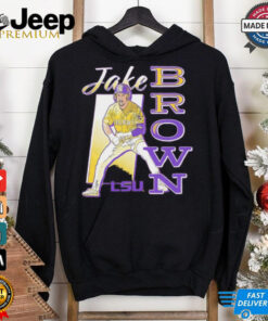 LSU Tigers Jake Brown superstar pose shirt