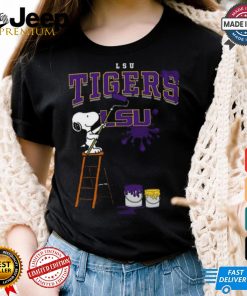 LSU Tigers Snoopy Painting Shirt