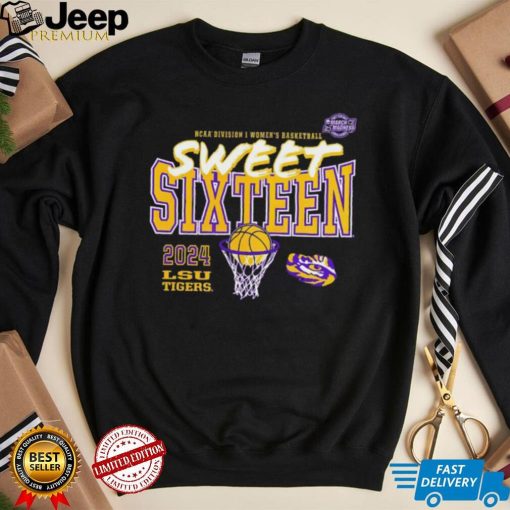 LSU Tigers sweet sixteen NCAA division I women’s basketball March Madness 2024 shirt