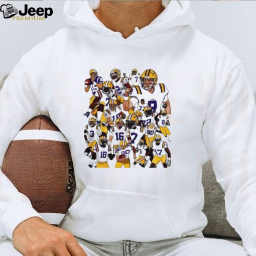 LSU Tigers team doodle shirt