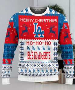 La Dodgers Merry Christmas Ugly Christmas Sweaters