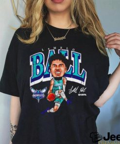 LaMelo Ball Charlotte Hornets cartoon signature shirt