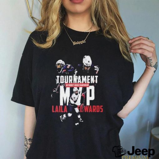 Laila Edwards USA Hockey MVP 2024 IIHF Women’s World Championship Tournament Shirt