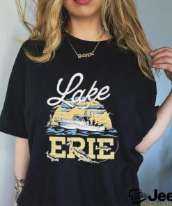 Lake erie fishing vintage shirt