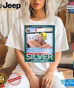 Lakeisha Patterson Silver Medal Women’s 400m Freestyle S9 Final Paralympics Australia Poster t shirt