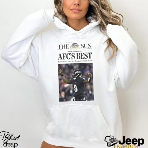 Lamar Jackson Afc’s Best Ravens Secure No1 Shirt