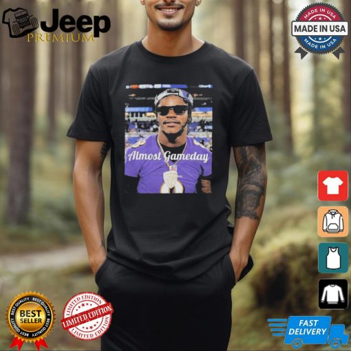 Lamar Jackson Almost Gameday Shades Baltimore Ravens T Shirts