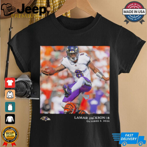 Lamar Jackson Baltimore Ravens NFL Flash Features Week 5 shirt