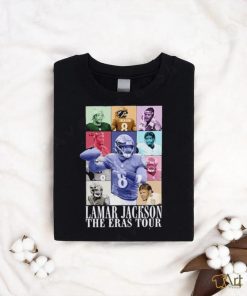 Lamar jackson graphic shirt sweater shirt mens womens vintage 90s lamar jackson eras tour shirt football nfl baltimore ravens gift bootleg shirt