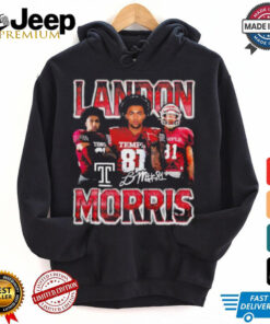 Landon Morris Temple football 90s retro shirt