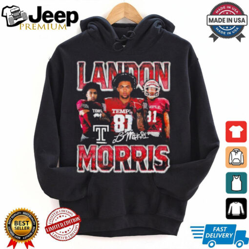 Landon Morris Temple football 90s retro shirt