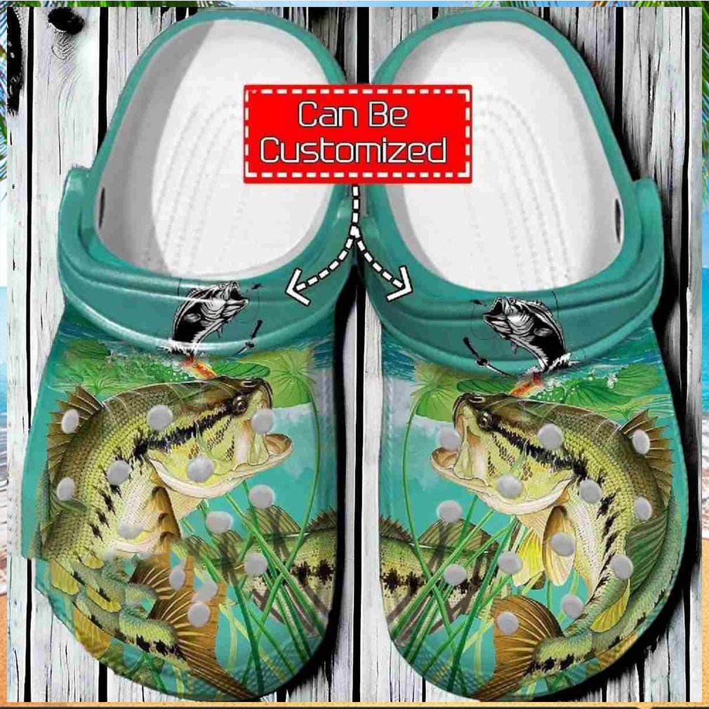 Largemouth Bass Fishing Crocs - teejeep