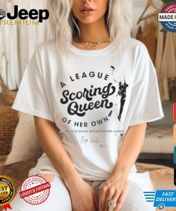 Las Vegas Aces A’ja Wilson Scoring Queen A League Of Her Own All Time Single Season Points Leader Signature t shirt