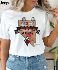 Las Vegas Aces WNBA champions back 2 back 2022 2023 shirt