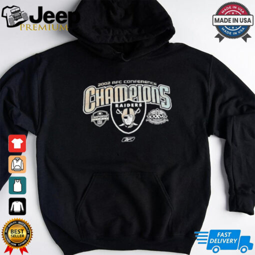 Las Vegas Raiders 2002 AFC Conference Champions shirt