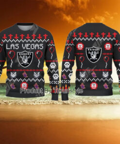 Las Vegas Raiders 2024 Happy Halloween Sweater