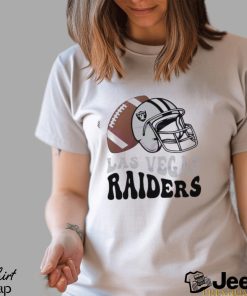 Las Vegas Raiders Football Helmet Shirt