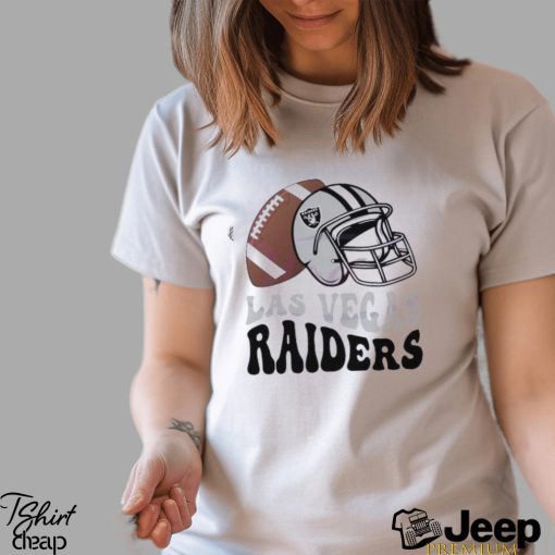 Las Vegas Raiders Football Helmet Shirt