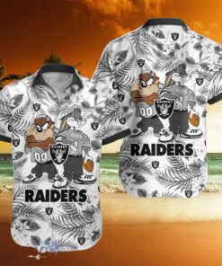 Las Vegas Raiders Hawaiian Shirt Taz and Bugs For NFL Team