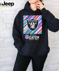 Las Vegas Raiders NFL Crucial Catch Intercept Cancer 2024 shirt