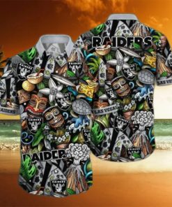 Las Vegas Raiders NFL Flower Hawaii Shirt And Tshirt For Fans