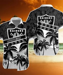 Las Vegas Raiders NFL Hawaiian Shirt Palm Trees Pattern New Design For Fans
