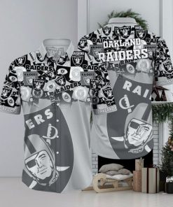 Las Vegas Raiders NFL SAS Trends Summer Short Sleeve Button Down Hawaiian Shirt For Fans Gift New Shirt Holiday