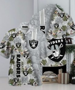 Las Vegas Raiders NFL Team Football Button Down Hawaiian Shirt For Fans Men And Women Gift Aloha Beach